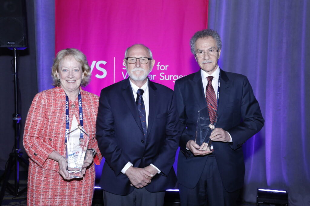 SVS Honors Enrico Ascher, MD with Lifetime Achievement Award
